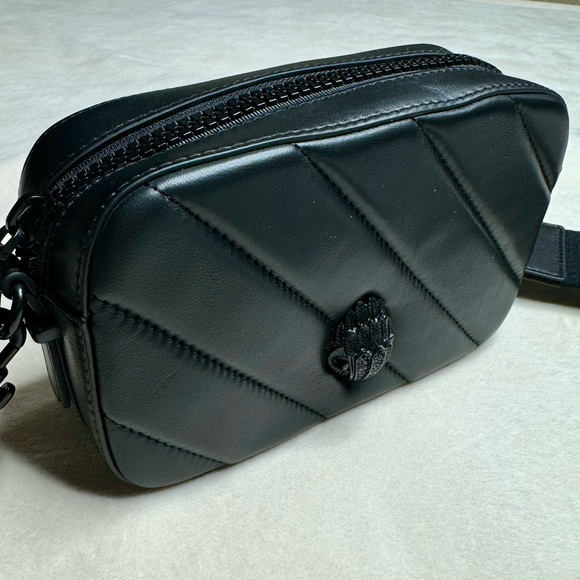 NEVER BEEN USED!  Kurt Geiger London Kensington Small Leather Camera Bag / Black - Picture 7 of 11